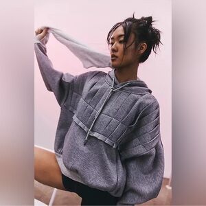 NWOT Free People Movement Pick It Up Pleat Pullover